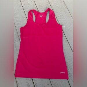 Reebok - Woman’s (Play dry) deep pink workout top, Size: M
